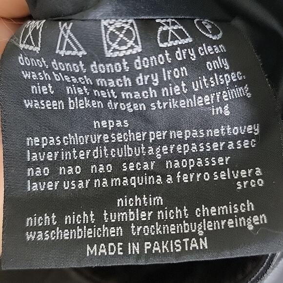 Designers Black Genuine Leather Pants size 10 - Picture 8 of 11